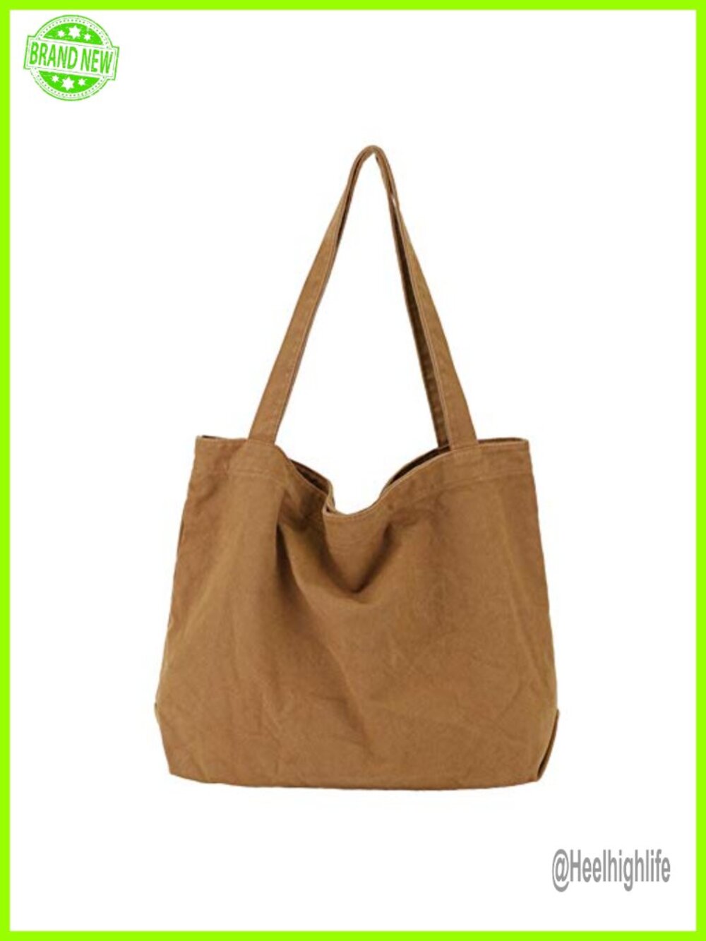 Canvas Tote Handbag Work Bag Shoulder Bag Hobo Large Capacity